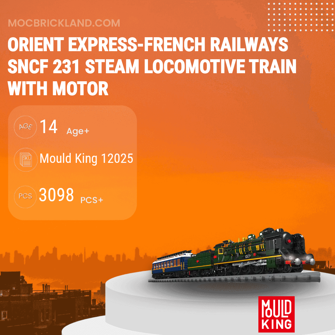 Orient Express-French Railways SNCF 231 Steam Locomotive Train With ...