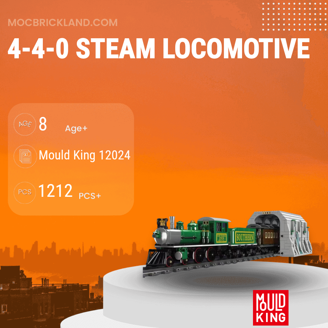 MOULD KING 12025 Orient Express-French Railways SNCF 231 Steam Locomotive  Train With Motor Technician