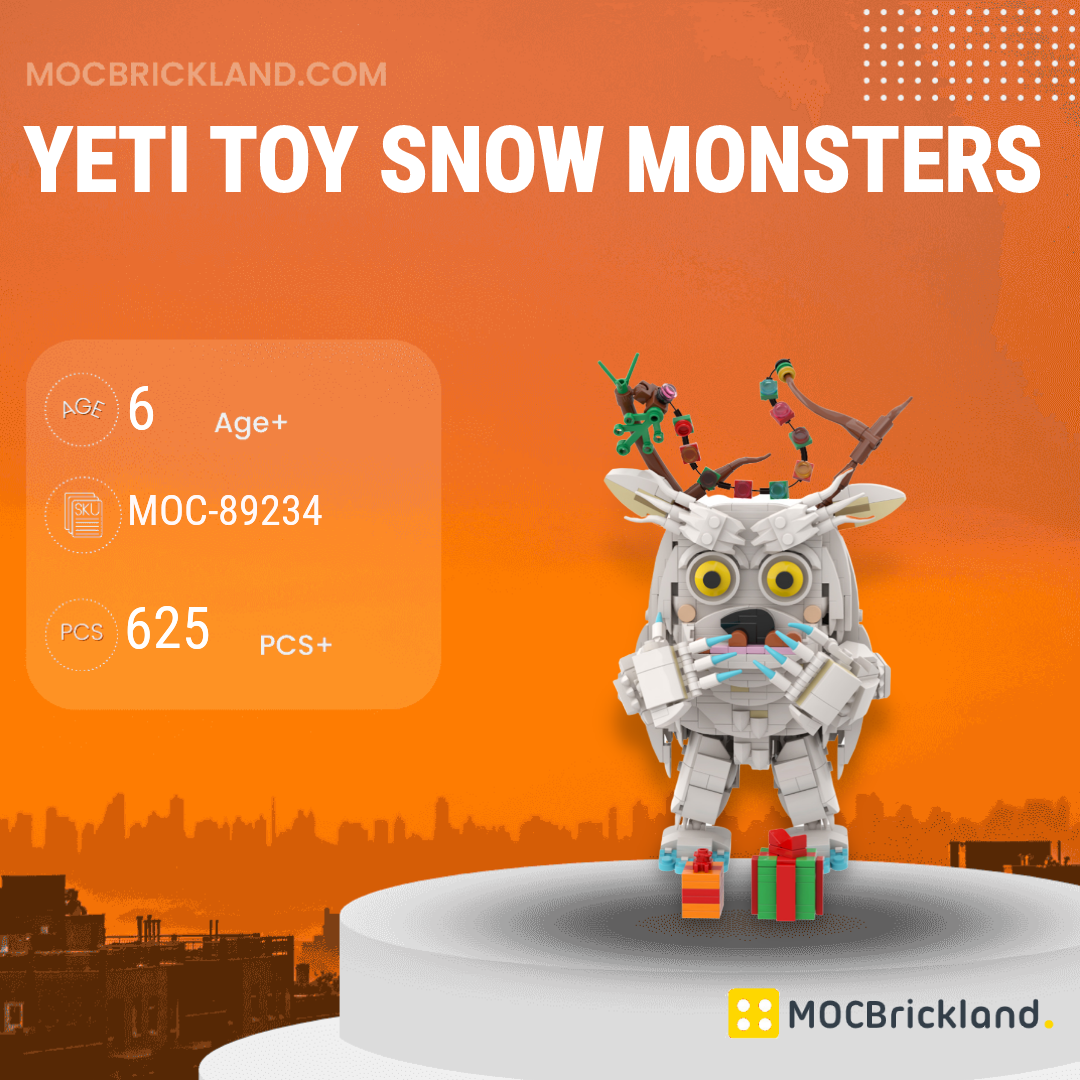 MOC Factory Creator Expert 89234 Yeti Toy Snow Monsters