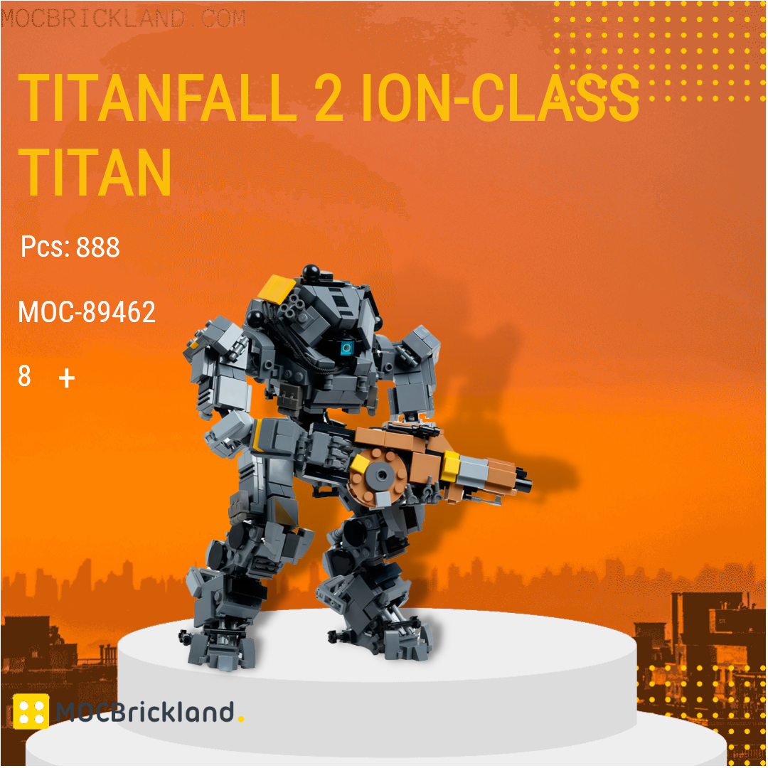 MOC Factory 89248 Titanfall 2 Ion-class Titan with 554 Pieces