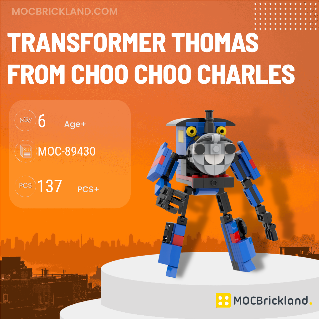 MOCBRICKLAND MOC-89400 Choo Choo Charles Transformer Charles