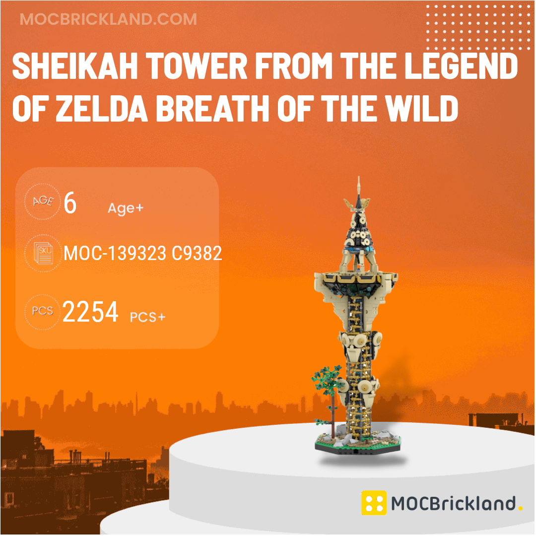 MOC] Sheikah Tower from The Legend of Zelda: Breath of the Wild : r/lego