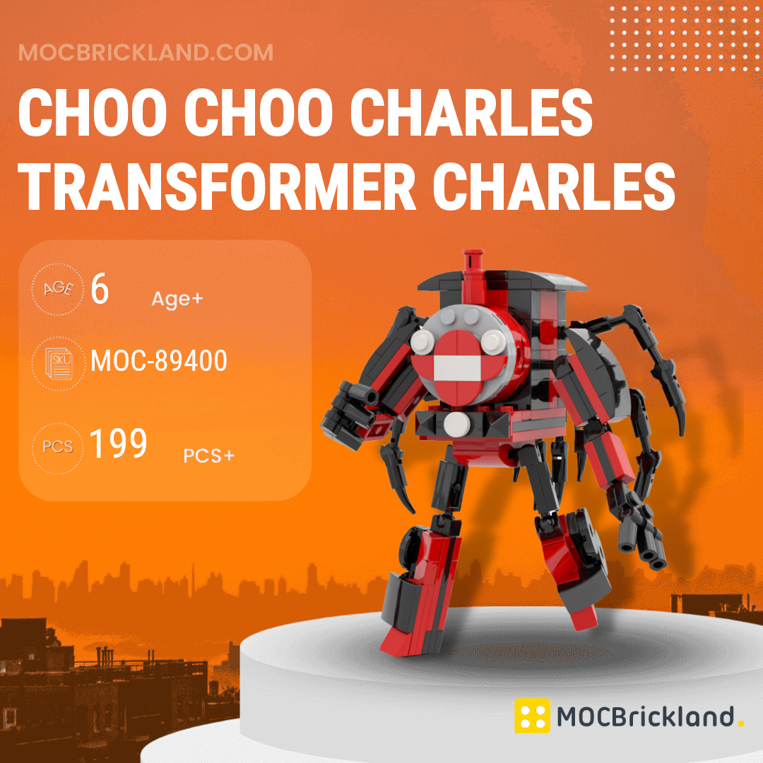 MOC Factory MOC-89400 Choo Choo Charles Transformer Charles Movies and  Games | CADA Block