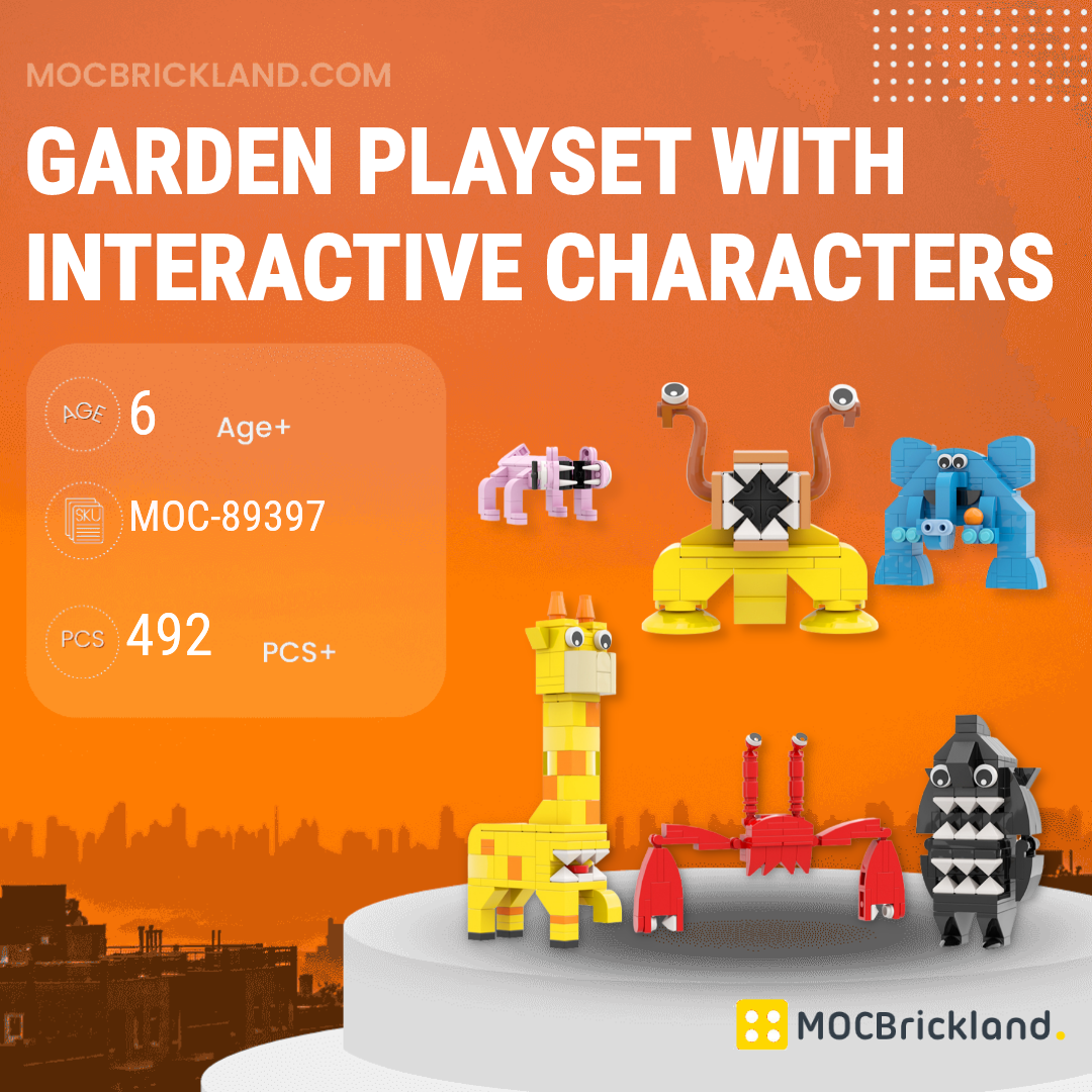 MOC Factory 89399 Garden Playset with Interactive Characters