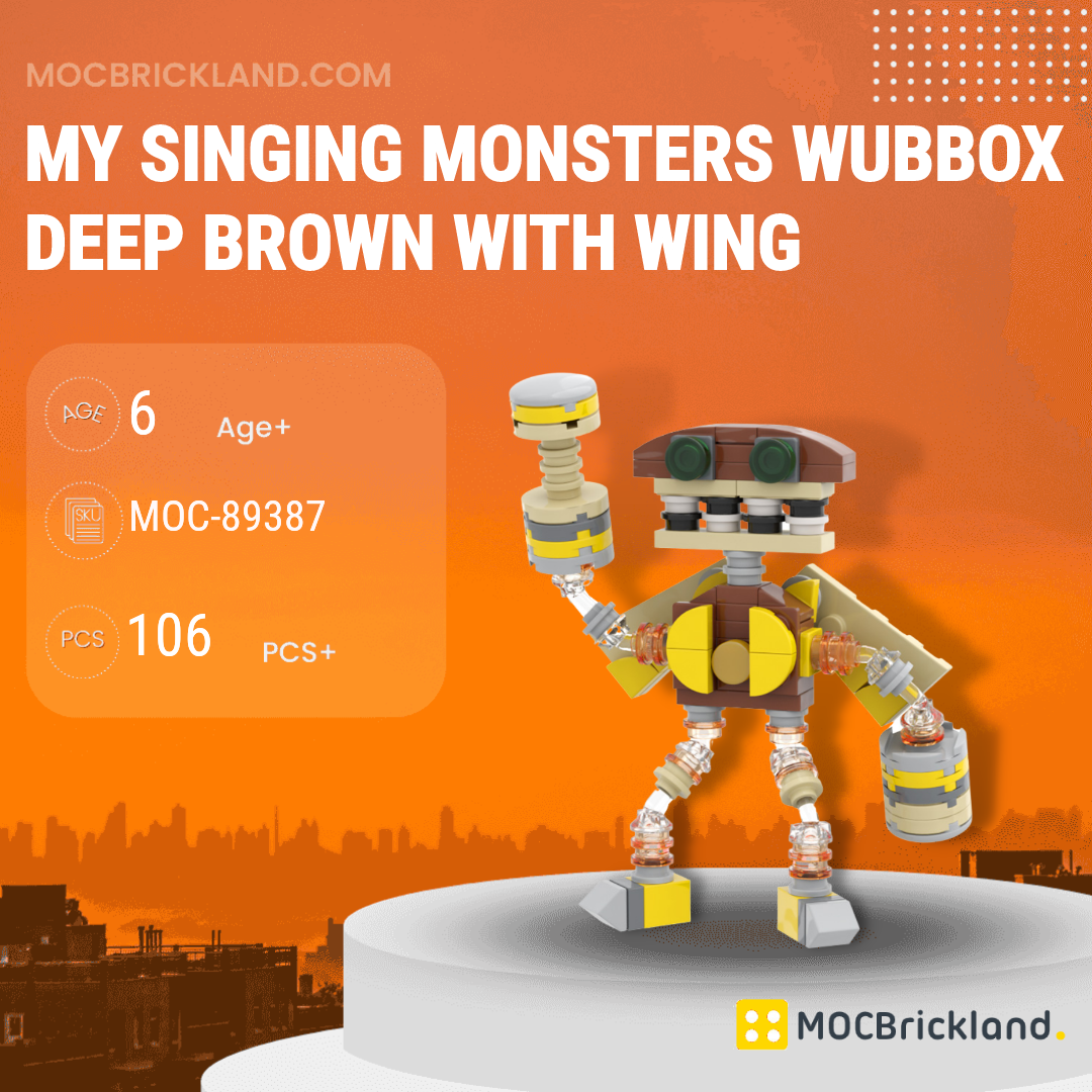 Movies and Games MOCBRICKLAND 89387 My Singing Monsters Wubbox