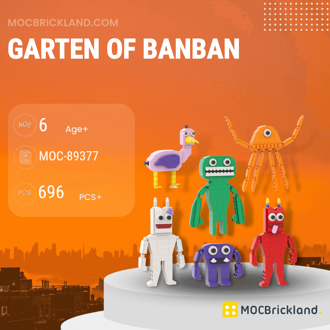 Garten of Banban 3 Building Blocks Game MOC Bricks Role_playing