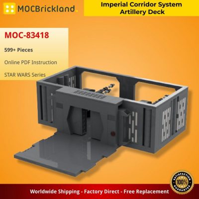 MOCBRICKLAND MOC-83418 Imperial Corridor System Artillery Deck