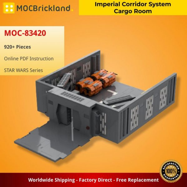 MOCBRICKLAND MOC-83420 Imperial Corridor System Cargo Room