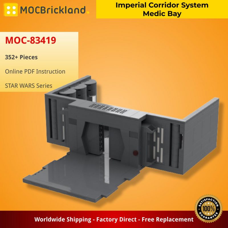 MOCBRICKLAND MOC-83419 Imperial Corridor System Medic Bay