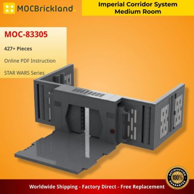 MOCBRICKLAND MOC-83305 Imperial Corridor System Medium Room