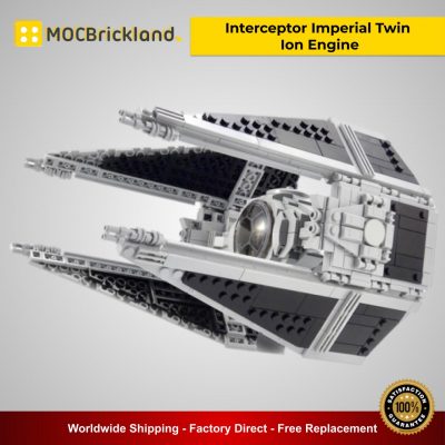 Interceptor Imperial Twin Ion Engine MOC 20850 Star Wars Designed By Barneius With 774 Pieces