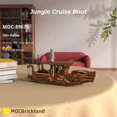 MOCBRICKLAND MOC-89676 Jungle Cruise Boat