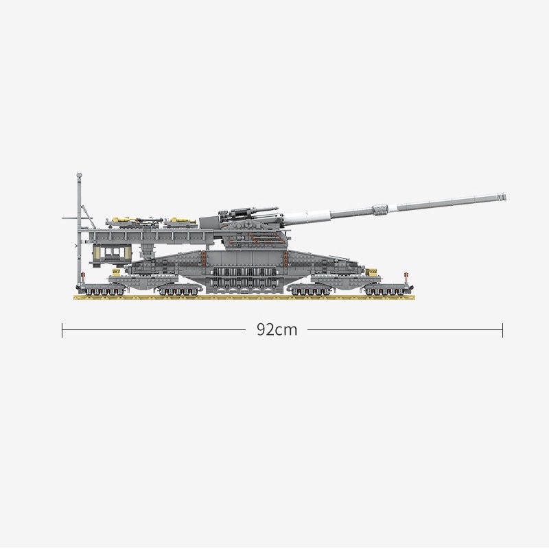 KAZI KY10005 German 80cm K[E] Railway Gun 