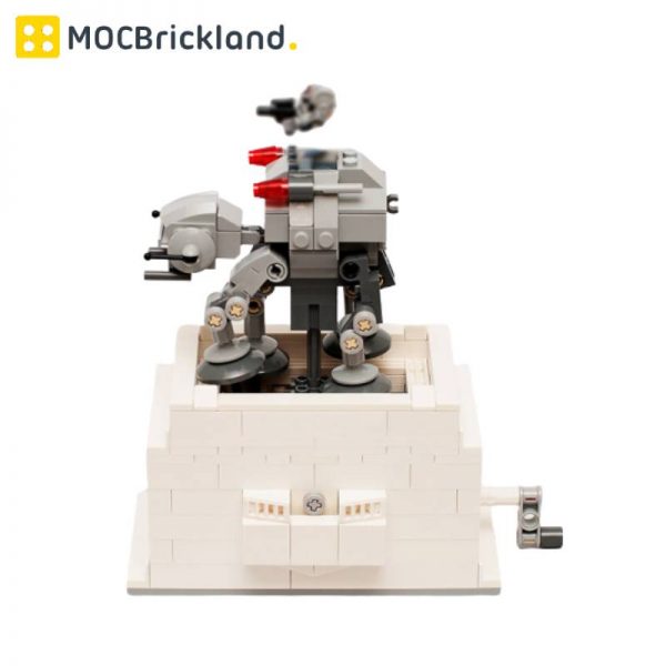 Kinetic Base for Microfighter AT-AT MOC 6121 Star Wars Designed By Timeremembered With 221 Pieces