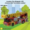 MOCBRICKLAND MOC-86254 London Fire Brigade LFB - Scania 32M Turntable Ladder