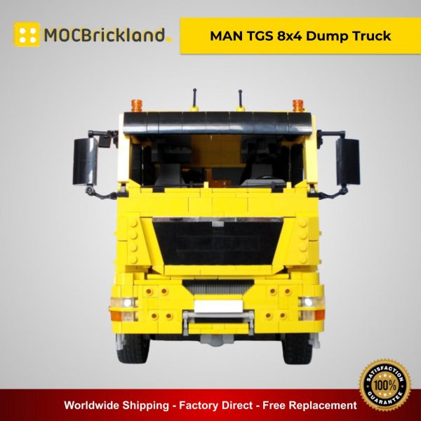 MAN TGS 8x4 Dump Truck MOC 2918 Technic Designed By M_longer With 2413 Pieces