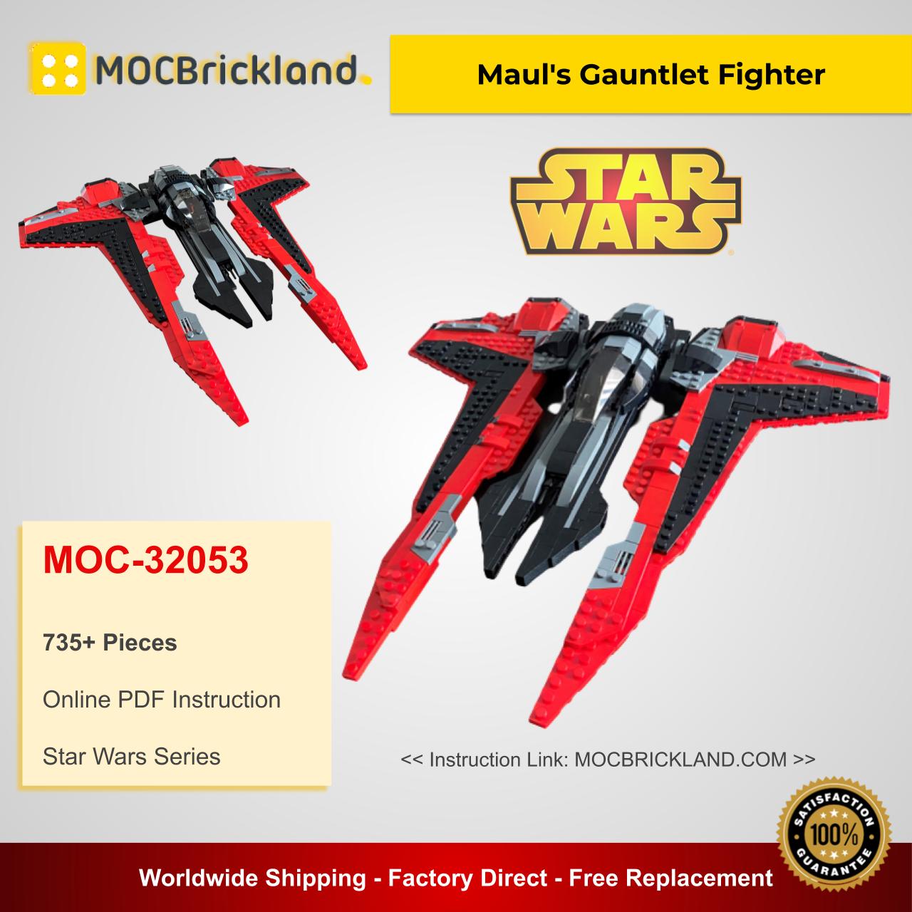 MOC-32053 Maul's Gauntlet Fighter 735 PCS Good Quality Bricks Building Blocks 