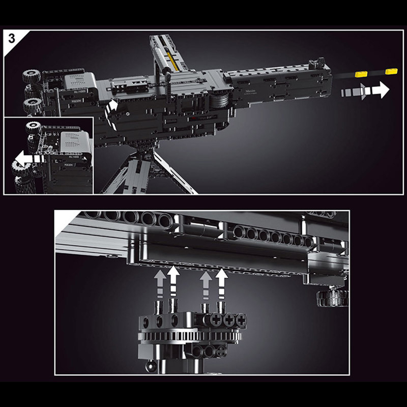 MOULD KING 14009 Maxim Gun