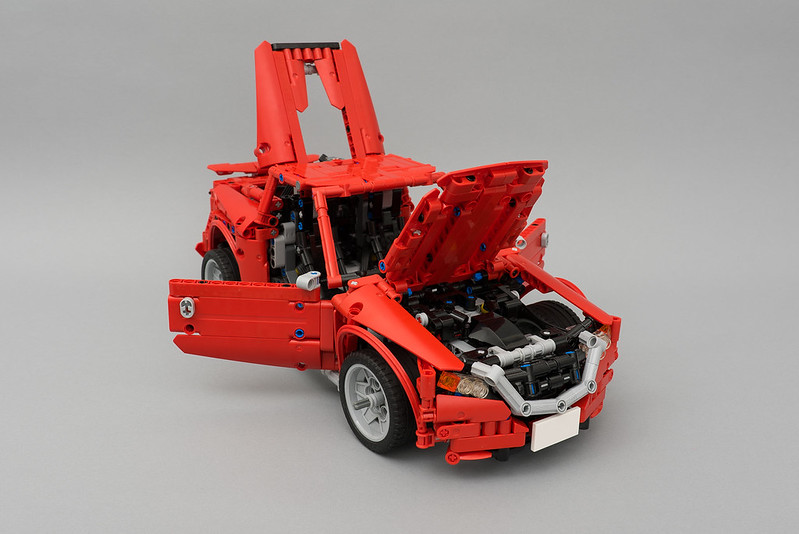 Mazda Race Car MOC 4682 Technic Designed By KevinMoo with 1391 pieces
