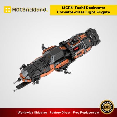 MCRN Tachi Rocinante Corvette-class Light Frigate ECF-270 MOC 46313 Movie Designed By Brickgloria With 5112 Pieces