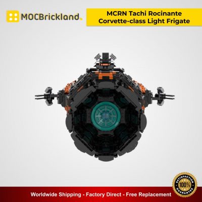 MCRN Tachi Rocinante Corvette-class Light Frigate ECF-270 MOC 46313 Movie Designed By Brickgloria With 5112 Pieces