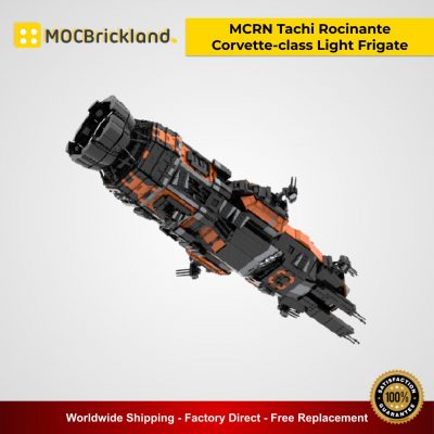 MCRN Tachi Rocinante Corvette-class Light Frigate ECF-270 MOC 46313 Movie Designed By Brickgloria With 5112 Pieces