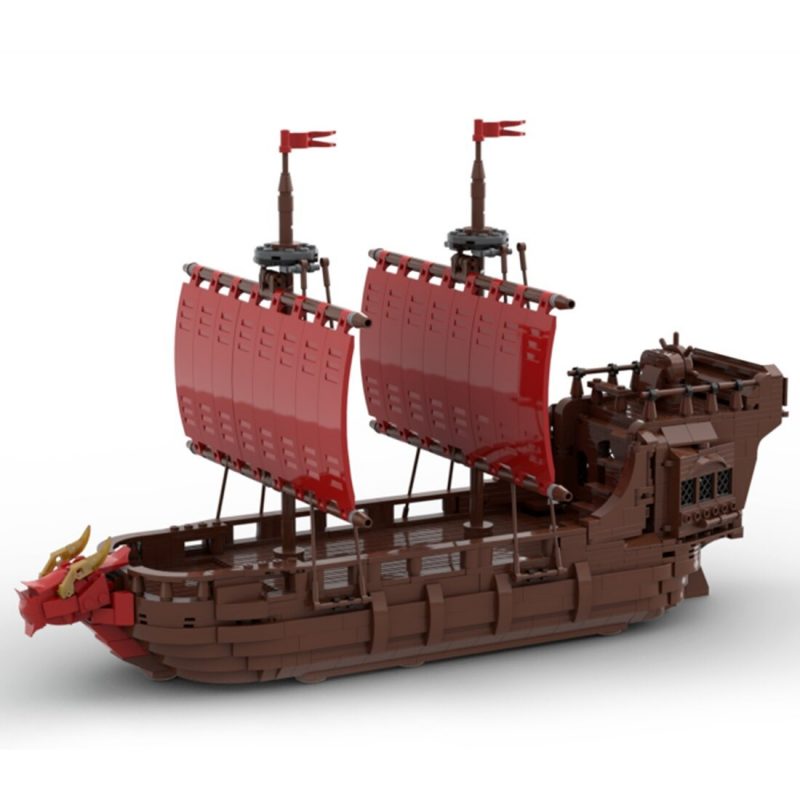 MOCBRICKLAND MOC-98940 Medieval Warship V2!