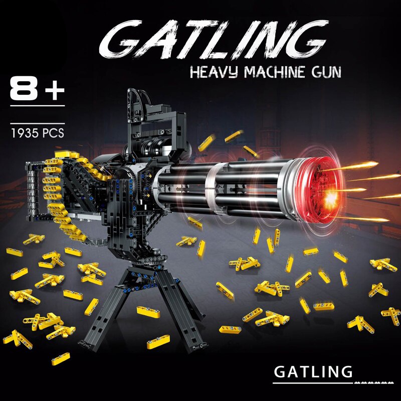MILITARY PANGU PG-15004 The Gatling Heavy Machine Gun