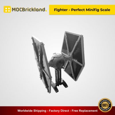 Fighter - Perfect Minifig Scale MOC 11923 Star Wars Designed By Brickvault With 772 Pieces