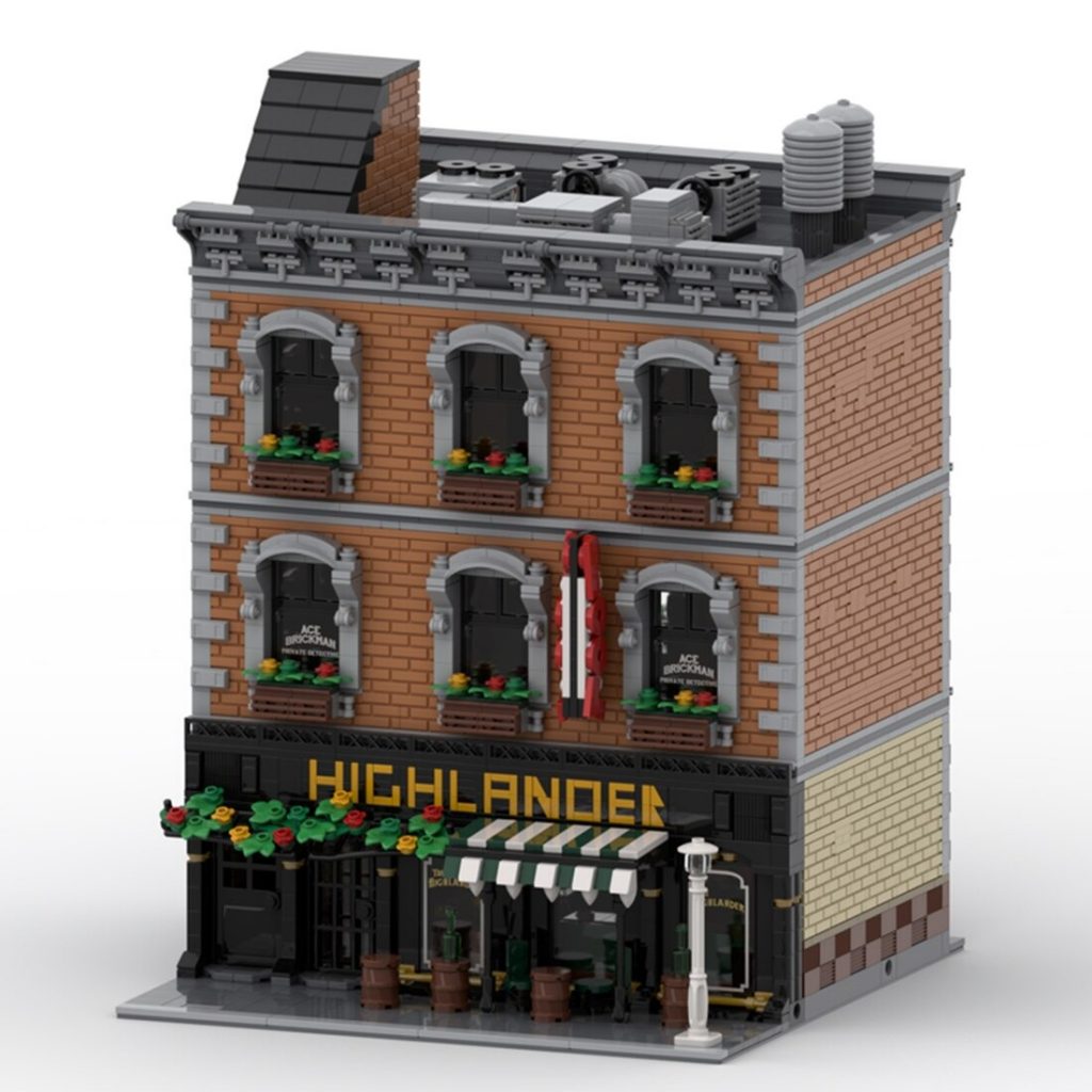 The Highlander Pub MOC-120588 Modular Building With 4737PCS