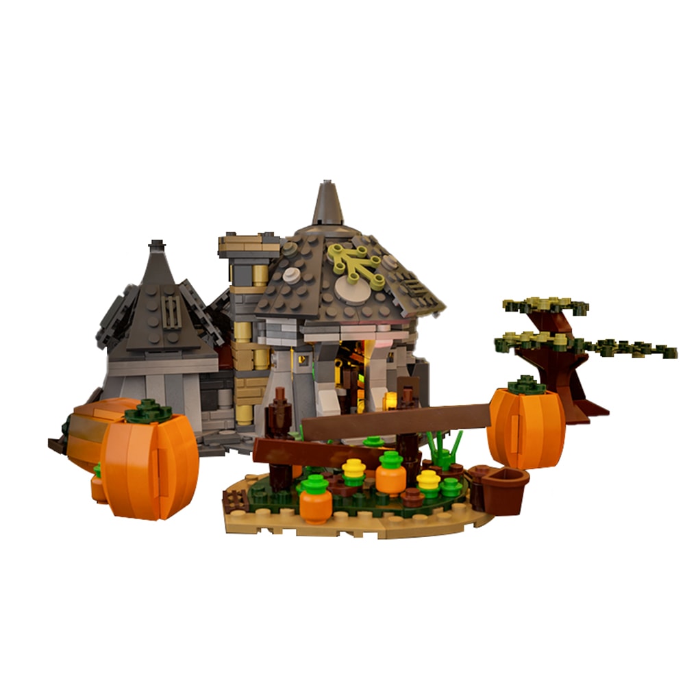 Hut (minifig scale) Movie MOC-17036 by Brickproject WITH 616 PIECES