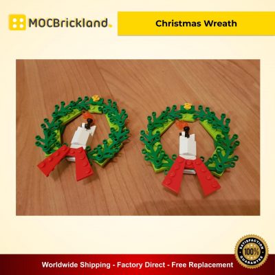 Christmas Wreath MOC 20348 Creator Designed By KarolWes With 31 Pieces