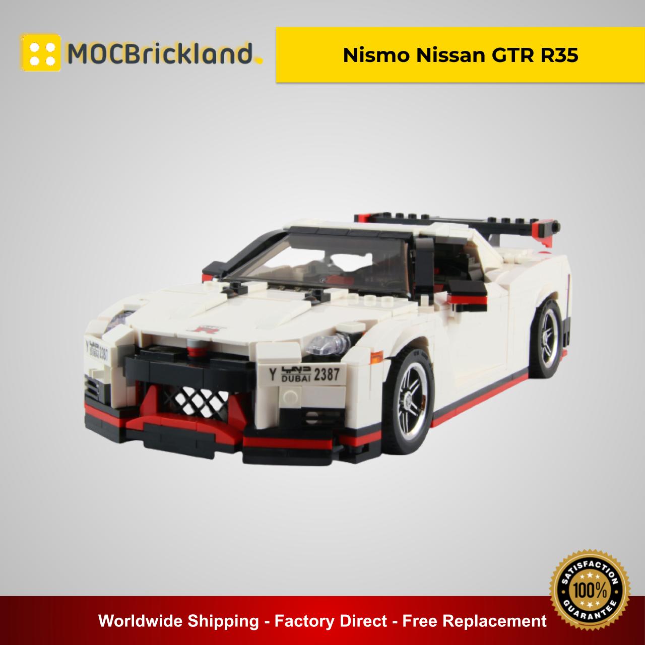 Nismo Nissan R35 MOC 20518 Designed By Firas Legocars With 1006 MOC Brick Land