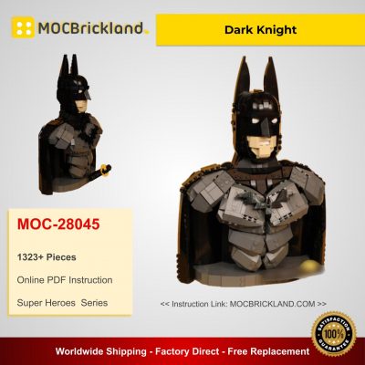 Dark Knight MOC 28045 Super Heroes Designed By Timofey_Tkachev With 1323 Pieces