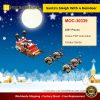 Santa's Sleigh With 4 Reindeer MOC 30339 Creator Designed By Serenity With 288 Pieces