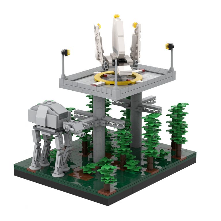 La Base D'Endor Lego Star Wars Moc   YouTube