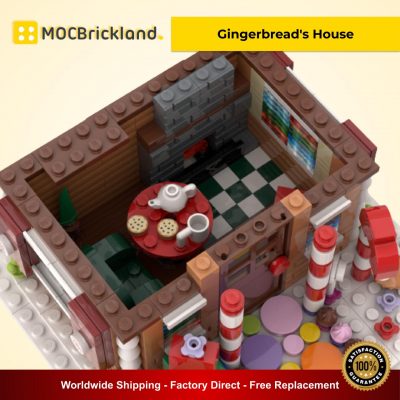 Gingerbread's House MOC 38838 Creator Designed By FabrizioP With 607 Pieces