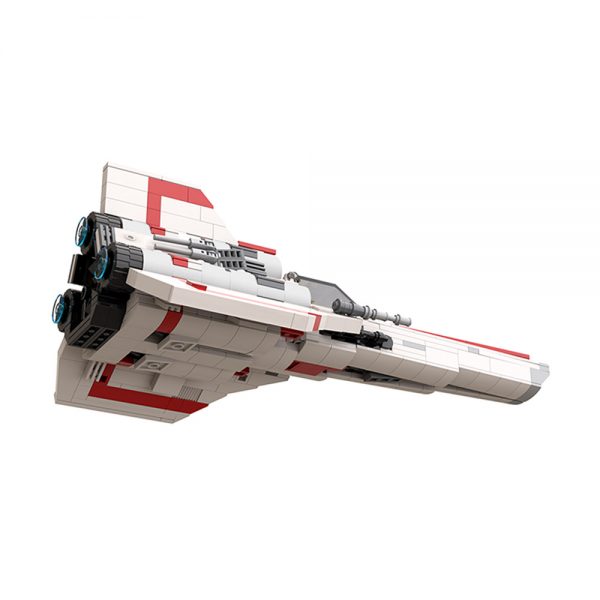 Colonial Viper MK1 – Version 2.0 Space MOC-45112 by apenello WITH 612 PIECES