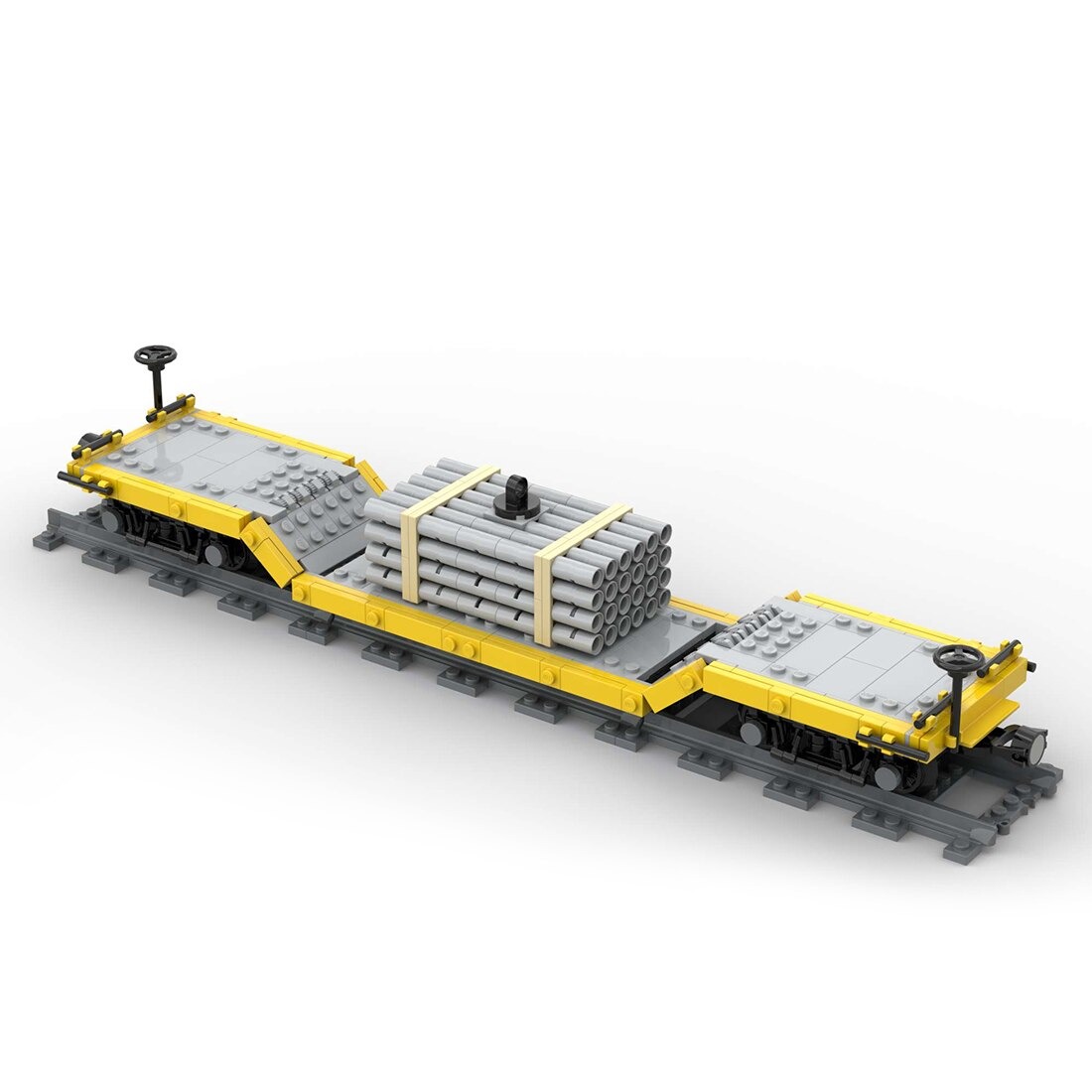 Center Drop Train Car MOC-46691 Technic With 532PCS