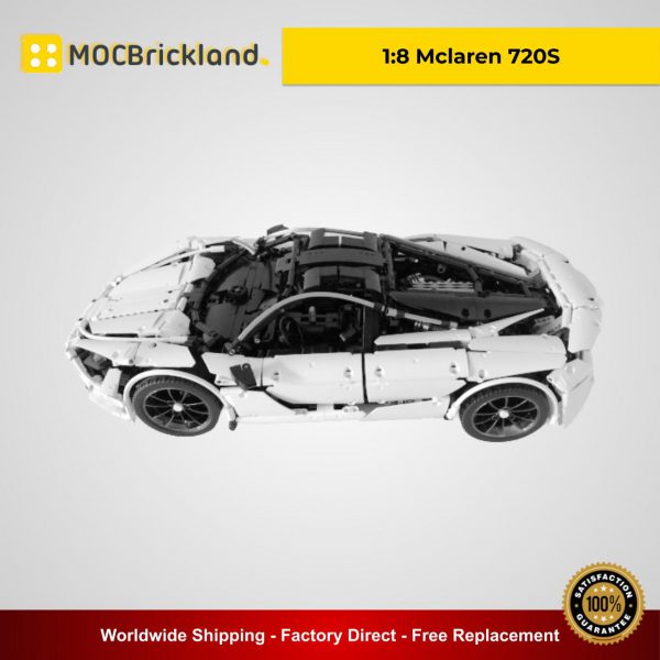 1:8 Mclaren 720S MOC 46762 Technic Designed By Charbel With 3176 Pieces