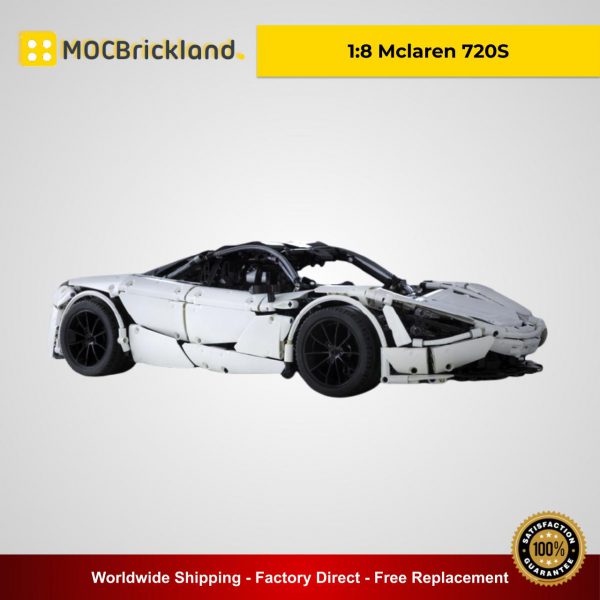 1:8 Mclaren 720S MOC 46762 Technic Designed By Charbel With 3176 Pieces