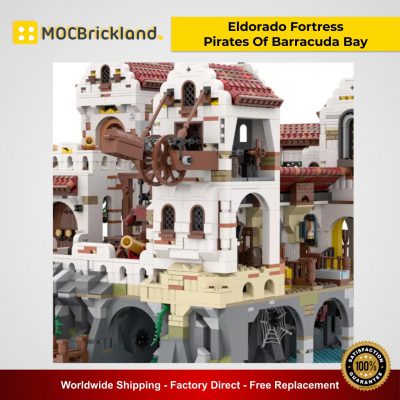 Eldorado Fortress - Pirates Of Barracuda Bay MOC 49155 Modular Building Designed By ZeRadman With 4982 Pieces