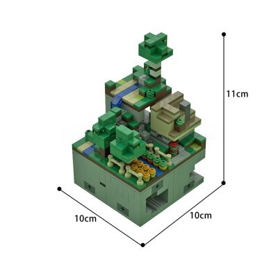 Micro world #1: Wooded hills (1:125 scale) Creator MOC-51935 by Mobilbenja WITH 862 PIECES