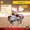 Walking AT-TE MOC 54560 Star Wars Designed By JKBrickworks With 556 Pieces