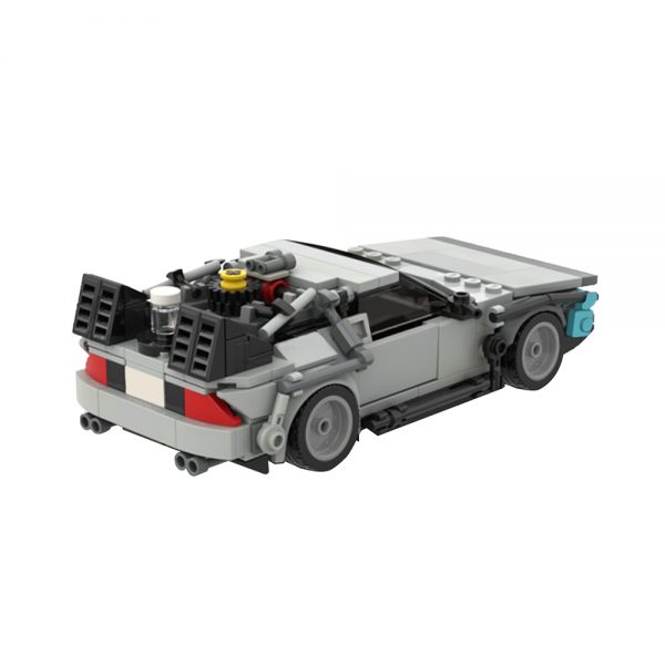 DeLorean Time Machine Movie MOC-58776 by legotuner33 WITH 345 PIECES