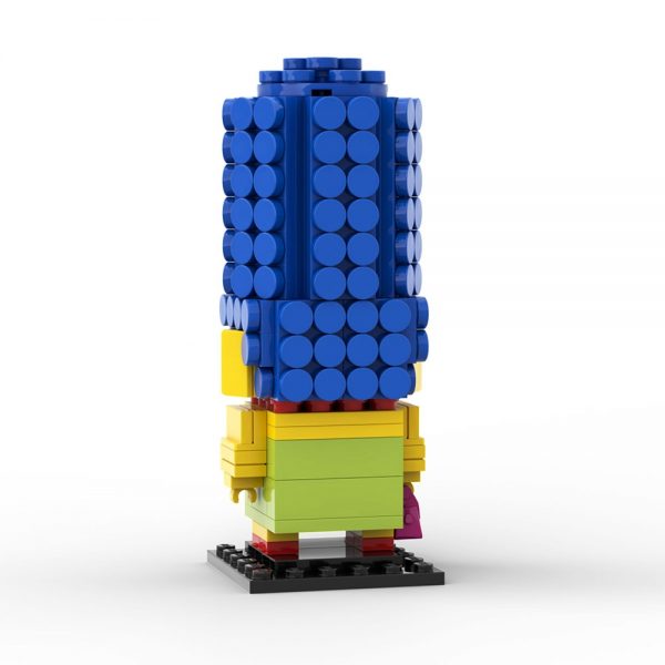 Marge Simpson Brickheadz Movie MOC-70360 by custominstructions WITH 233 PIECES