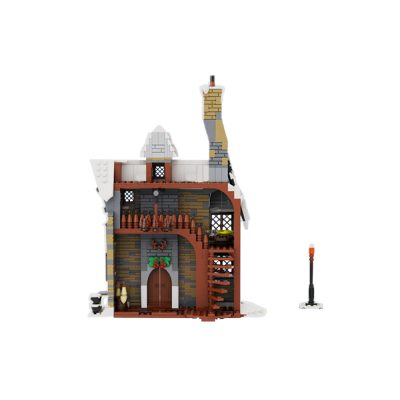 Hogsmeade Three Broomsticks Inn Movie MOC-71236 by MartinLegoDesign WITH 1279 PIECES