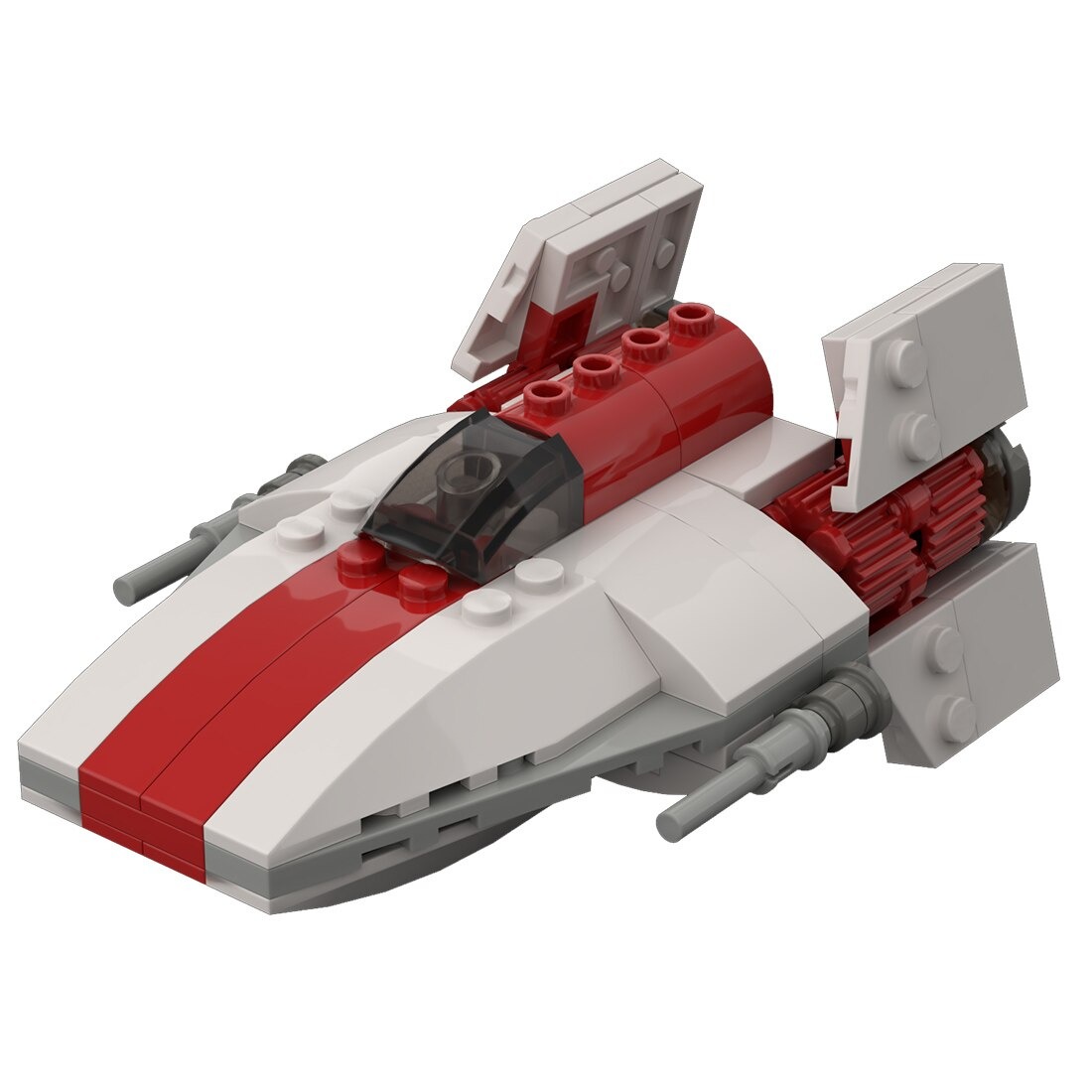 Rebel A-Wing Microfighter MOC-79097 Star Wars With 98 Pieces