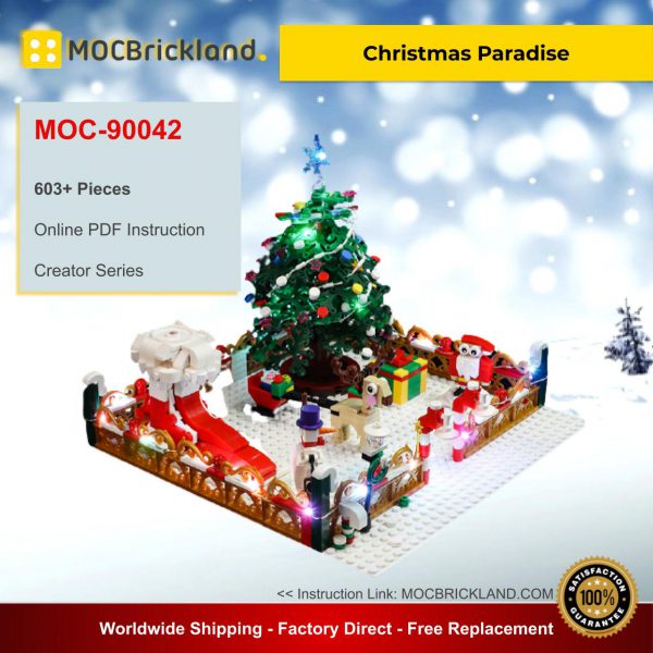 Christmas Paradise MOC 90042 Creator By Mocbrickland With 603 Pieces