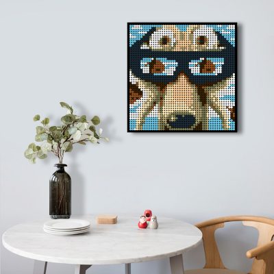 Ice Age Squirrel Pixel Art Movie MOC-90144 with 2304 pieces